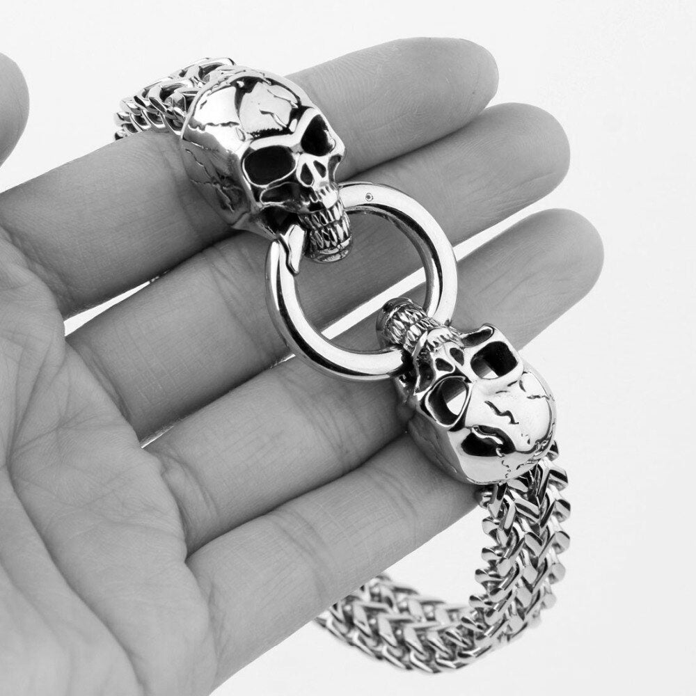 Silver Skull Bracelets