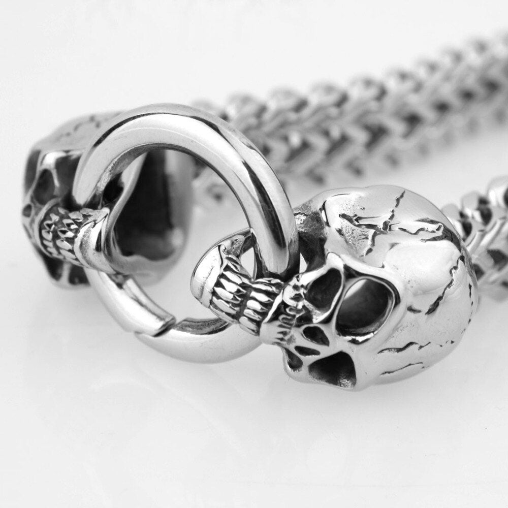Silver Skull Bracelets