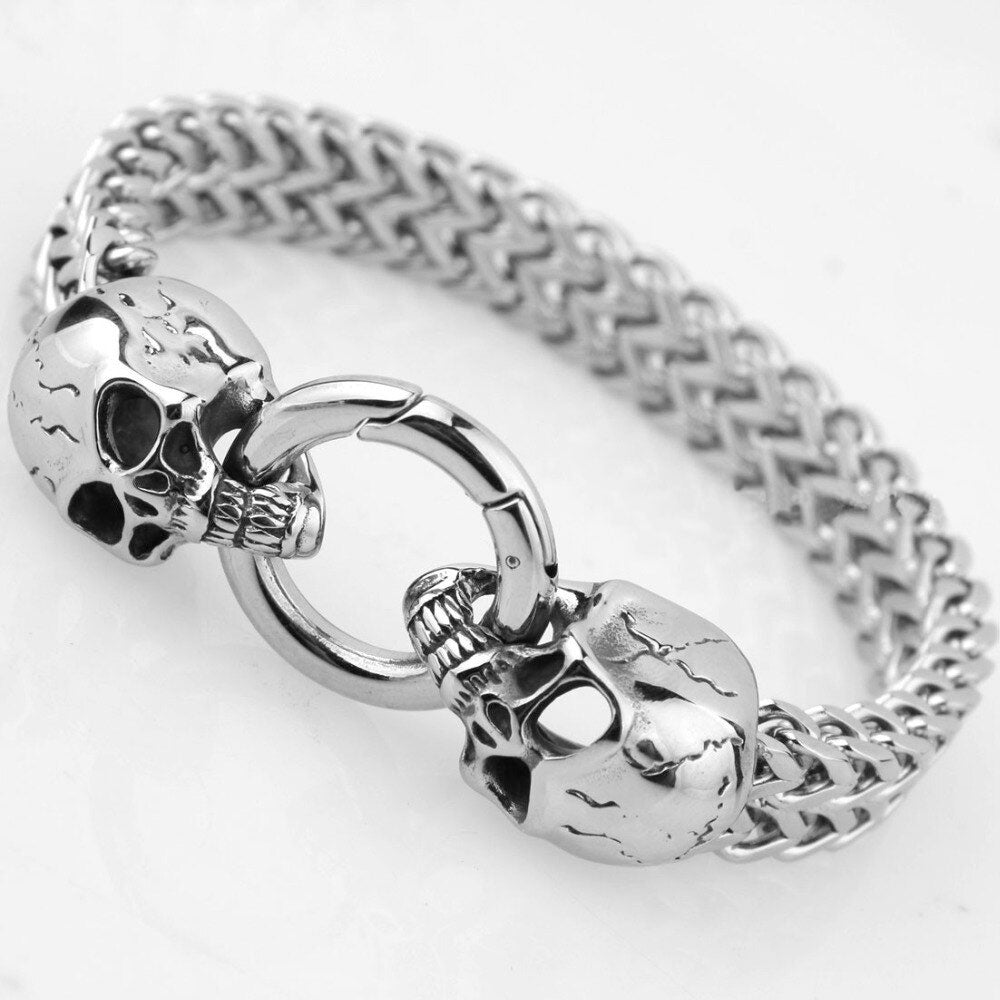 Silver Skull Bracelets